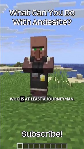 What Can You Do With Andesite In Minecraft?!