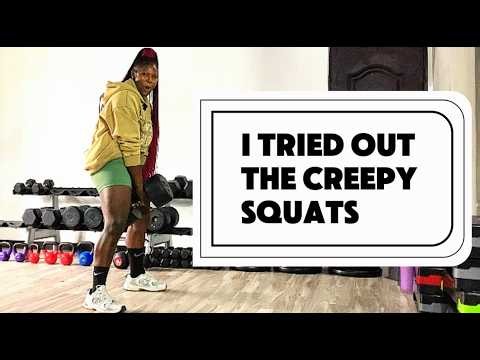 I Tried the Creepy Squat 🍑 Here's What Happened | Does It Really Activate Your Glutes?