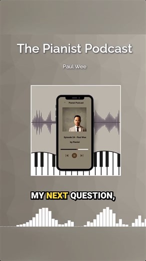 In this snippet from our podcast with Paul Wee, he shares simple but powerful advice for amateur pianists: record yourself, listen back honestly, and focus on what you love most about playing. Sometimes what we think needs work… doesn’t. #Podcast #Pianist #pianotips | Pianist