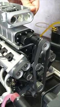 9,200rpm V12 w/ SUPERCHARGER #rc #engine #v12 #supercharged