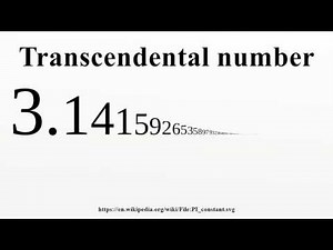 Transcendental number