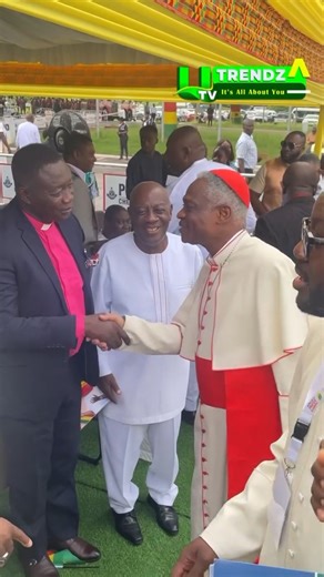 Cardinal Peter Appiah Turkson arrives to lead the nation in prayer at the National Day of Prayer and Thanksgiving #UTVGhana | UTV Ghana