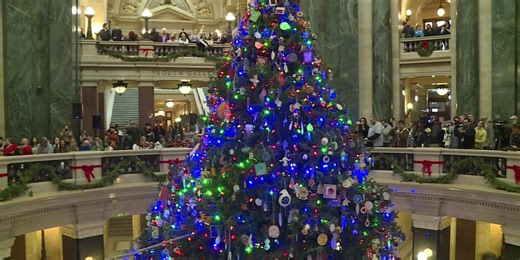 Wisconsin Capitol Holiday Tree theme announced; students asked to send in ornaments