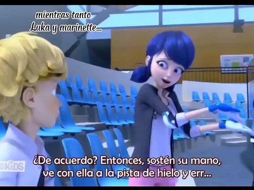 Marinette y Luka: Patinaje y Celos de Adrien