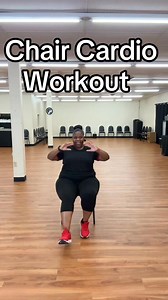 Chair Cardio Workout #chairworkout #SeatedWorkout #seatedexercise #chairexercise #kneefriendlyexercises | Trina T-Will Williams