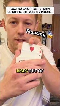Simple Floating Card Trick Tutorial #tricks #secrets #magic #tutorial