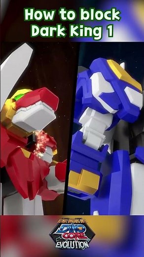 How to block Dark King (1) I dinocore I season4 #dinocore #shorts