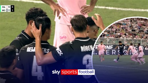 Palermo 0-3 Man City: Tijjani Reijnders scores twice as Pep Guardiola's team win only pre-season game of the summer
