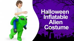 Watch Halloween Inflatable Alien Costume for Kids on Amazon Live
