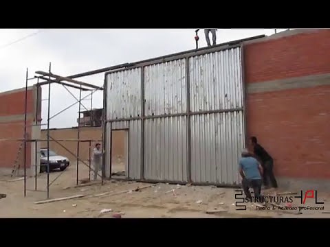 Portón metálico corredizo - Diseño, Fabricación e Instalación de Portón Metálico.