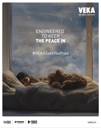 199K views · 1.7K reactions | VEKA windows are built to shut out the chaos of the outside world, keeping unwanted noise outside where it belongs. With peace and quiet preserved, your home remains calm, comfortable and truly yours. #VEKASetsYourFree #SoundproofWindows #NoiseFreeHome #NoiseReduction #SmartLiving #ModernHomes #BetterLiving #VEKA #VEKAIndia #VEKAWindows #VEKAforChange #VEKAuPVC #MadePerfectStaysPerfect | VEKA Private Limited | Facebook