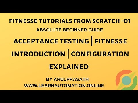 Fitnesse | 01 | Acceptance Testing framework | Introduction | Set up | Test & Suite pages Explained