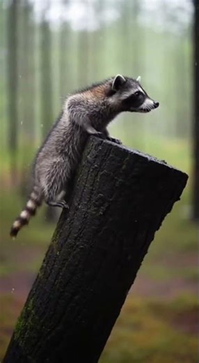 Orphaned Raccoon Crying in the Woods… How It Saves Itself Shocked Everyone 😭🦝🔥#RaccoonRescue