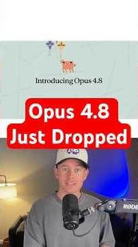 Claude Opus 4.8: Same Price, 4x More Honest & Hundreds of Parallel Agents