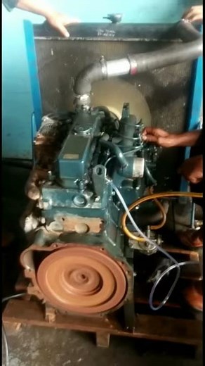 KUBOTA V2203 ( 4 Cylinder) Test engine running