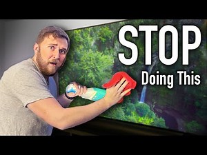 How to clean a TV! (The Proper way)