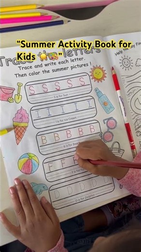 Summer Activity Book for kids