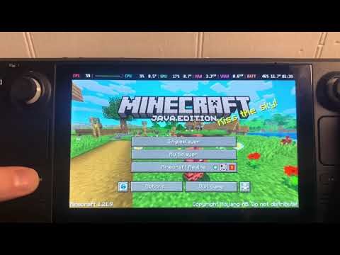 Minecraft Java on Steamdeck Tutorial