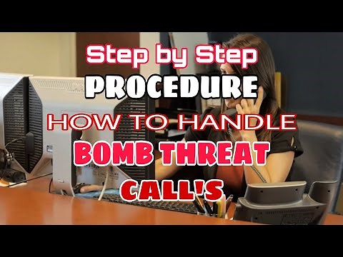 STEP BY STEP HOW TO HANDLE A BOMB THREAT CALL | THE PROCEDURE | Chad Informative