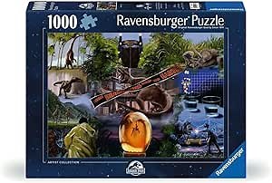 Ravensburger Jurassic Park Movie Poster 1000 Piece Jigsaw Puzzle - 12000187 - Handcrafted Tooling, Made in Germany, Every Piece Fits Together Perfectly