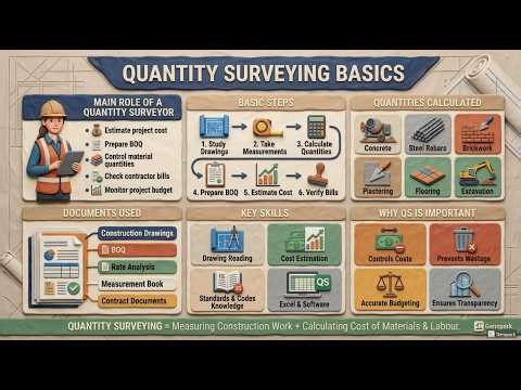Fundamental of Quantity Surveying | Building Estimation