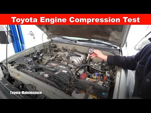 Toyota Engine 5VZ-FE Compression Test