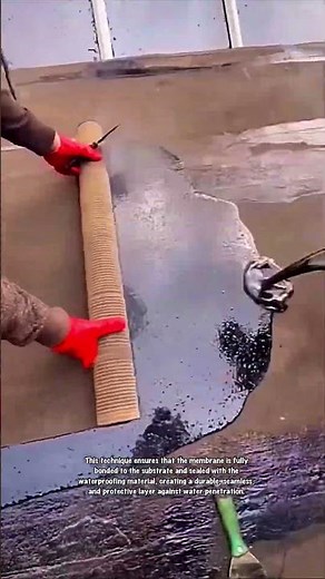 Professional Bitumen Application for Flat Roof Sealing