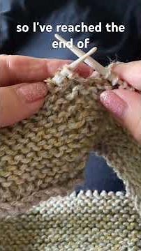 Garter Stitch on Circular Needles: 30 Days Knitting #beginnerknitting #knittingtips