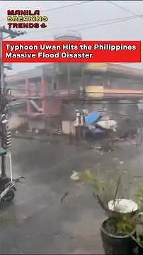 Typhoon Uwan Hits the Philippines | Massive Flood Disaster – November 9, 2025