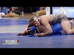 197lbs Andy Smith (Virginia Tech) vs Kwasi Bonsu (Duke)