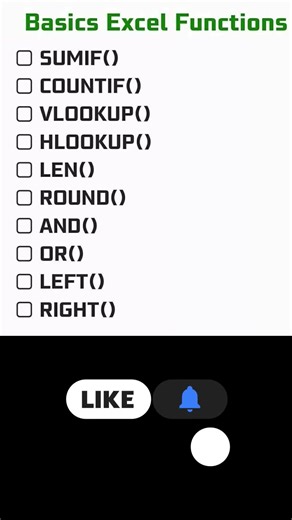 Excel Basic Functions Mastery: VLOOKUP, SUMIF & COUNTIF Explained!