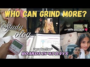 INTENSE STUDY CHALLENGE *8+ HRS?!* ┃BOARDS IN 45 DAYS 😭┃ CLASS 10, PRODUCTIVE, MOTIVATING 📚🔥🌟