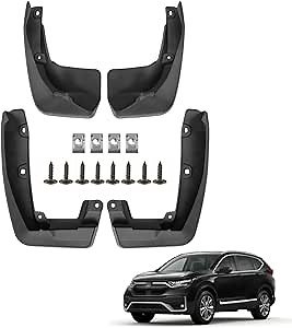 Mud Guard Compatible with Honda CRV Sport Utility 2017 2018 2019 2020 2021 2022 with Front & Rear 4PCS Mud Splash Guard & Mudflaps