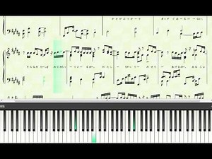 虹 （ピアノソロ）二宮和也〔嵐〕歌詞付き