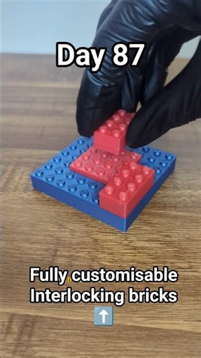 Universal interlocking bricks : Day 87 of The Source Code #3dprinting