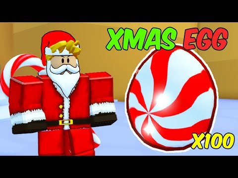 Opening 100 EXCLUSIVE CHRISTMAS EGGS in Pet Simulator 99..