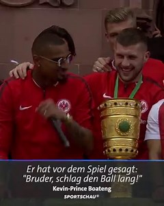 Wenn Ante Rebic aktuell im Kader der Eintracht stehen würde, dann wäre Frankfurts Matchplan für heute schon fix: „Bruder, schlag den Ball lang!“ 🚀 | Sportschau