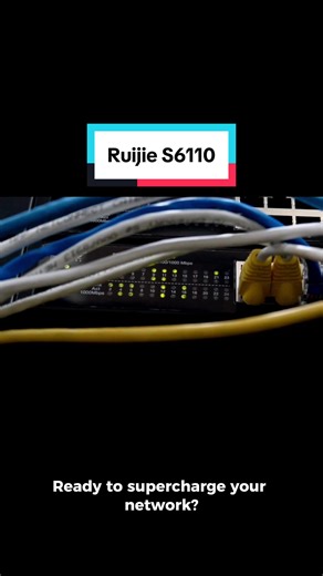 Discovering Ruijie S6110 Campus Switch Features