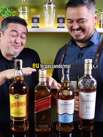 Hoje é dia de AULA! Meu amigos que honra parender com o @puma.cocktail ! É muito legal aprender mais sobre wkisky! Recado pos ansiosos: CALMA NÃO VOU PARAR COM OS MEUS VÍDEOS! Temos ainda mais duas partes desse encontro pra falar mais de whisky! E aí? Curtiram? #humor #whisky #degustacao #bartender #Drinks