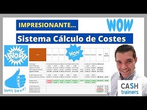 IMPRESIONANTE Sistema de Cálculo de Costes con Excel