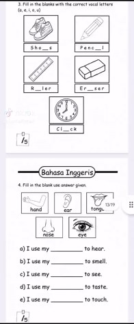 Set Soalan Diagnostik untuk Anak Masuk Tahun 1