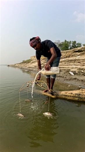 Shark hunting with bait in deep water 15 #short #agriculture #viral