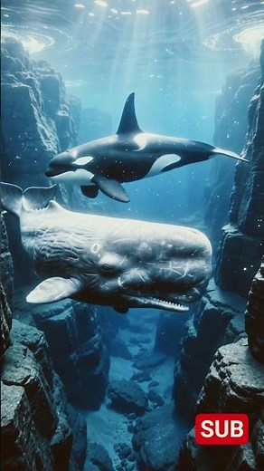 What Happens When a Giant Orca Challenges a Sperm Whale?