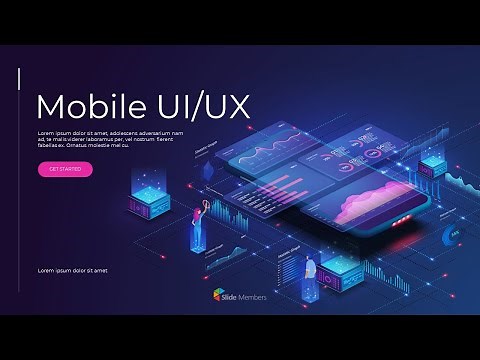 Mobile UI/UX Presentation Animated Slides in PowerPoint