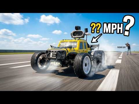 This RC Truck is so fast the Top Speed is actually INSANE!