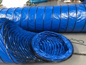 [Hot Item] Litong PVC Mesh Coated Tarpaulin SGS Certificated Customized Size Air Dust Hose for Airport From China Foshan Supplier