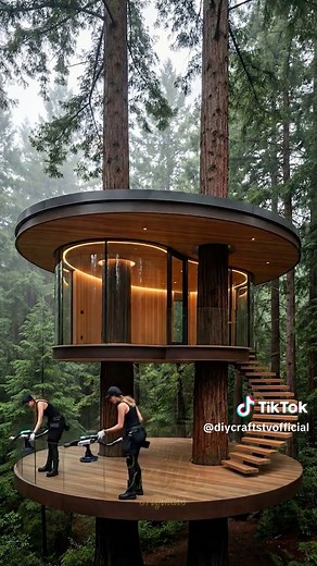 Building a Luxury Treehouse Among Forest Giants