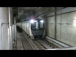 仙台市地下鉄東西線2000系 仙台駅到着 Sendai Subway Tōzai Line 2000 series EMU