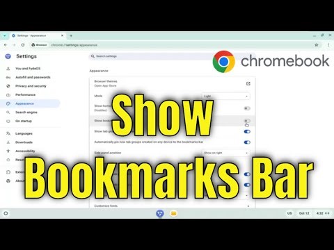 How To Show Bookmarks Bar in Browser on Chromebook [Guide]