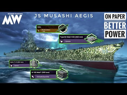 JS Musashi Aegis - Most Rival Of FS Super Alsace 🔥 Hard But Challenging - Modern Warships